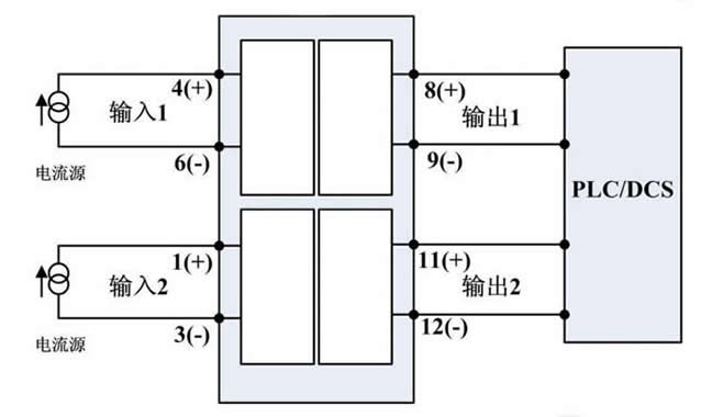 無(wú)源信號(hào)隔離器的接線方式